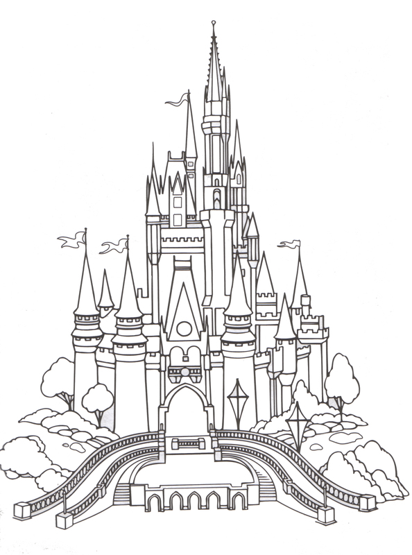 Imagens para Colorir Walt Disney World!